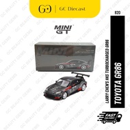 ✨READY STOCK✨ Mini GT Toyota GR86 (Larry Chen's HKS Turbocharged GR86) | Grey