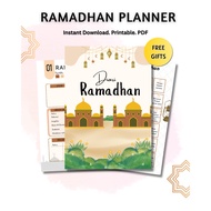 PDF| Ramadhan Planner,Diari Ramadhan,Digital Printable Ramadhan Planner,Islamik Planner A4|A5