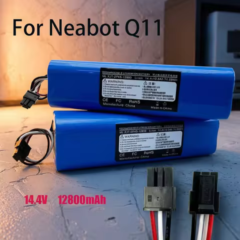 2025 12800mAh Rechargeable Li-ion Battery for neabot Robotic vacuum cleaner Q11