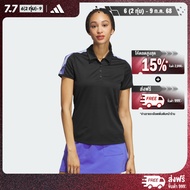 adidas กอล์ฟ เสื้อโปโลพิมพ์ลาย Ultimate365 ผู้หญิง สีดำ IZ1351