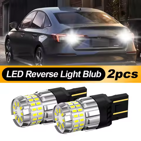 2x LED Light Blub Reverse Lamp W21W 7440 T20 For Honda Accord Civic 7 8 CR-V 2 3 4 Fit FR-V Legend S