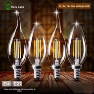 [12V/3.7V/5V Low Voltage] LED E14 E27 Dimming DC Warm Light C35 G45 A60 G80 G95 G125 T30 T45 ST64 Li