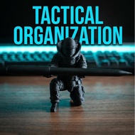 3D Printed Tactical Soldier Pen Stand | S.W.A.T. Figure Desk Organizer | Military Gift for Men