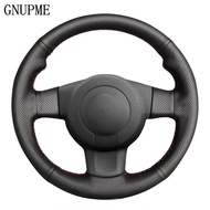 DIY Black Artificial Leather Car Steering Wheel Cover for Seat Leon (1P) FR 2007 Leon (1P) Cupra 200
