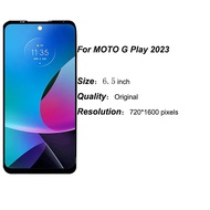6.5 สำหรับการเล่น Motorola Moto G (2023) หน้าจอดิจิตอลแผงสัมผัสหน้าจอ LCD สำหรับ Moto Gplay 2023อะไห