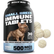 Tablet Sokongan Kekebalan Anjing Baka Kecil Bully Max - Tab Tambahan Penggalak Kekebalan Multivitami