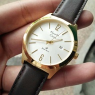 Alexandre Christie Men Primo Steel Gold Brown White Watches