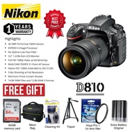 NIKON D810 24-70 F/2.8G ED FULL FRAME 36.3MP FX FORMAT CMOS SENSOR 14 BIT RAW FILES MULTI CAM 3500FX