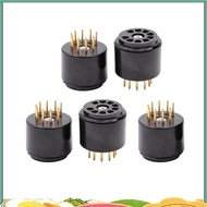 9Pin Vacuum Tube Socket Testing Saver for 6DJ8 12AX7 ECC83 B339 CV492 6L13 12AU7 ECC82 B329 Hifi Tub