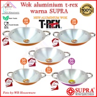 Supra wok Aluminum 30/32/36/40cm/T-REX Thick Ear Frying Pan