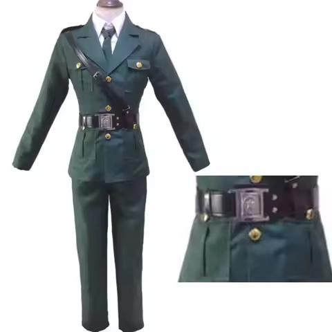 Anime Cosplay England Arthur Kirkland Cosplay Costumes Hetalia Mens Suit Uniform Army Gilbert Hallow