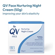 QV Face Nurturing Night Cream Vitamin B3 moisturiser eplenish vital moisture reduce wrinkles improve