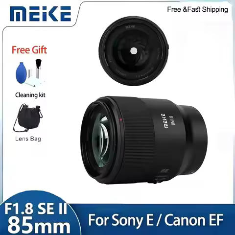 Meike AF 85mm F1.8 SE II Full Frame Auto Focus STM Prime Large Aperture Portrait Lens for Sony E A7I