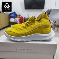 sepatu basket second Under Armour Curry Flow 8 yellow butter