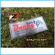 ▩ ☫  Daeng Sai4 Silver Emblem Racing Exhaust Brand