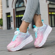 Children Runaway Shoes Roller Skate Shoes Girls Walking Shoes Double Wheel Boys Skate Skate Skate Sh