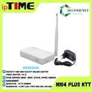 IP-TIME N104 PLUS KTT VERSION ENGLISH WIFI ROUTER INCLUDES ADAPTER