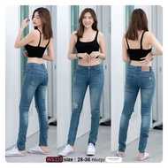 [Denim Jeans] กางเกงยีนส์เดนิม ยีนส์เดฟ (เป้ากระดุม) Winsman WS220  เท่ๆ มีสไตน์ ยีนส์เอวกลางกำลังพอ