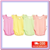 Big Star & Sheepz Gray Baabaasheepz Zip Romper / Bula Baby Romper MJ259 Kazel Ruffle Jumper - Mediu