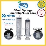 Syringe Picagari Luer Lock Luer slip MDA 50mL/cc NIPRO HOSPITECH