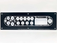 เพลทลำโพงบลูทูธZK-TB21 ไม่ย้าย+MIC AMP งานไฟหนา3มิล ช่องเพลท5x25cm วัดแบตดิจิตอล สวิตซ์ปิดเปิด VIP 1