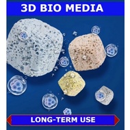 3D TECHNOLOGY BIO MEDIA  BIO BALL MIX COLOUR Media Ceramic Rings Bio Balls Filtration Tool
