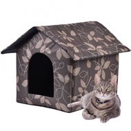 Outdoor Pet House Pet Products sangkar kucing Warm Waterproof Outdoor Kitty House Dog Shelter Removable And Washable Foldable Stray Cat Cave