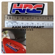 STICKER LOGO HONDA HRC STIKER RS150 RSX150 EMBLEM HRC RACING STICKER MOTOR HONDA HRC