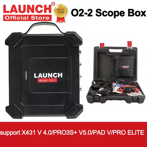 LAUNCH X431 O2-2 Scope box Oscilloscope 4 Channels 100MHz USB DC Automotive Oscilloscopes Support wo