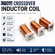 PAPERNOTE Audio Inductor Coil, 0.62MH 0.75mm Speaker Crossover Inductor Coil, Durable Pure Copper 4-