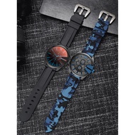 Substitute Diesel Diesel Sports Silicone Rubber Watch Strap Large Dial Three Eyes DZ4283 7348 4318 M