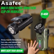 Asafee K370 Flashlight Super Bright 90 ° Rechargeable Unlimited Dimming Magnetic Induction Mini Flas