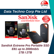 SanDisk Extreme Pro External Portable SSD E81 2000MB/s - 1TB I 2TB