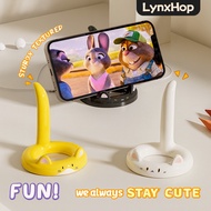 LynxHop Phone Tablet Stand Creative Cat Design Desktop Holder Fits Phone/Tablet/E-Reader Cute Decora