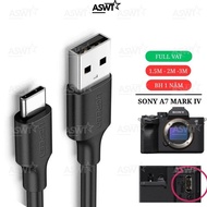 USB cable connecting camera SONY alpha A7 Mark IV / A74 / A7 mark 4 / A7M4 / ILCE-7M4 - FULL VAT
