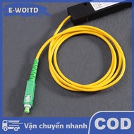 E-WOITD 1PC 1x2 FTTH sợi quang Splitter 1 điểm 2 sợi quang Splitter hộp giảm dần 1 đến 2 Splitter hộ