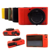 ซิลิโคนอ่อนนุ่มผิวกระเป๋าฝาครอบป้องกันกล้องสำหรับ Panasonic Lumix LX10เคสห่อหุ้ม LX15 LX10K