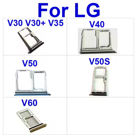 Sim Card Tray Holder Card Board For LG V30 V30Plus+ V35 V40 V50 V50S V60 Sim Card Slot Card Reader S