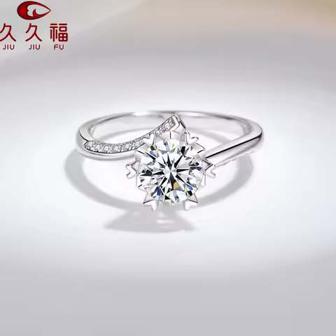 Eternal Love Symbol Ring For Women 1ct Moissanite PT950 Platinum Meaning of eternal love, romantic a