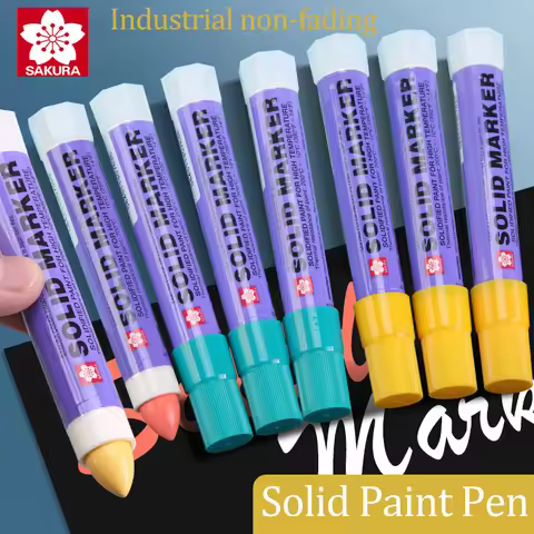 Sakura Solid Paint Pen XSC Industrial Metal Markers High Temperature Waterproof Oily Construction Ma