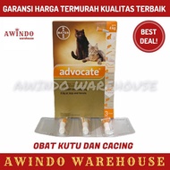 ADVOCATE SMALL CAT - FLEA AND WORM MEDICINE FOR CATS WEIGHT UP TO 4KG ORIGINAL CAT FLEA & TICK/
