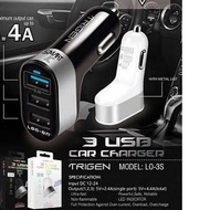 Car CHARGER LOG-ON TRIGEN 3 OUTPUT FAST CHARGER