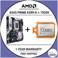 เมนบอร์ด X399-A ไพรม์ + AMD Ryzen Threadripper 1920X Prozessor เมนบอร์ดชุดซีพียู