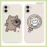 White iphone Case bag double cat Scol Case G106 7/8/x/xs/11/12/13/14/15/16 plus/pro/promax