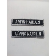 Custom Computer Embroidery Name Bet PRO 01 968 1.8x8.5cm Neat Stitching for Retail Uniforms