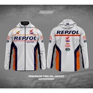 Repsol HRC Premium Waterproof RGN Taslan Motorcycle Jacket