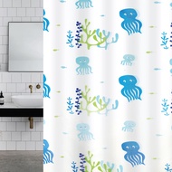 WSP Bathroom Curtain POLYFETTA-HOMETEX Fabric Model SCP-3/A719