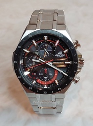 Win Watch Shop นาฬิกา Casio Edifice รุ่น EQS-920DB-1A นาฬิกาผู้ชายโครโนกราฟ สายแสตนเลส หน้าปัดดำ ใช้พลังงานแสงอาทิตย์ - มั่นใจ ของแท่้ 100% ประกัน CMG 1 ปีเต็ม