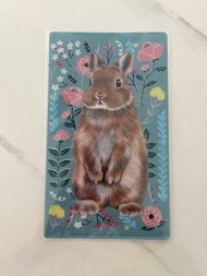 YOU+MORE! 兔子 兔兔 票夾 收納套 口罩收納夾 口罩套 Felissimo 插畫家 Akiko Shirato