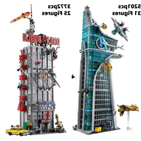 2026 76178 76269 The Bugle Building Of Daily Avengers Tower Build Bricks Building Blocks Birthday Ch